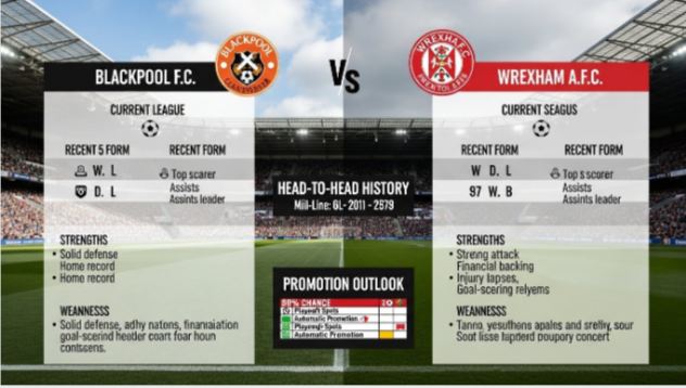 blackpool f.c. vs wrexham a.f.c. standings